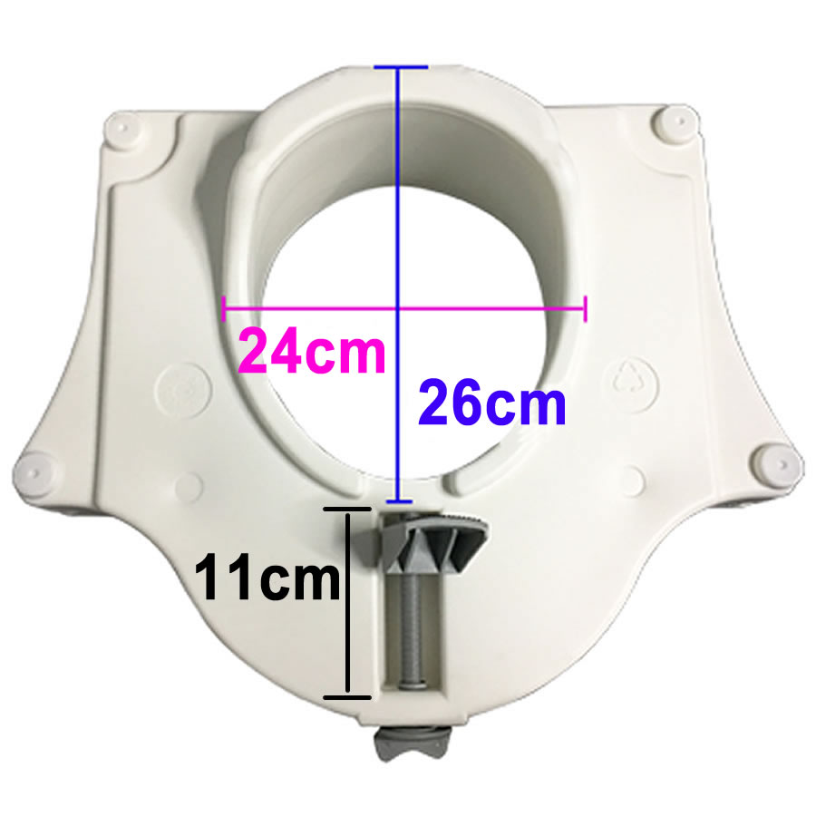 raised toilet seat elongated